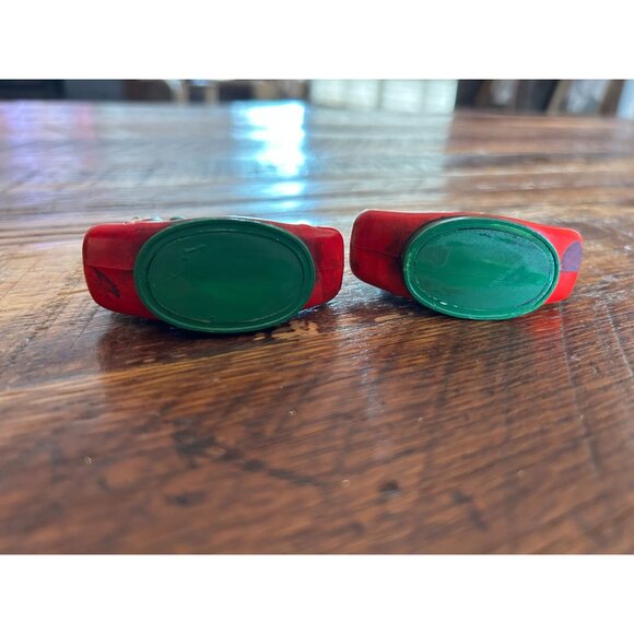 Vintage Rocking Horse Candle Holders - Set Of 2 Hand-Painted With Original Box C - Picture 7 of 11